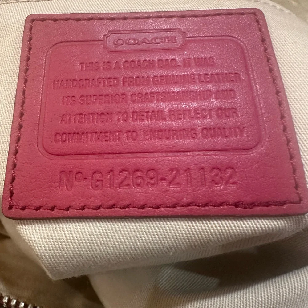 Coach Molly Legacy Leather Satchel